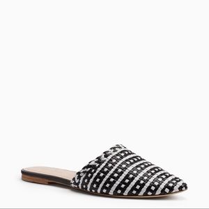 Kate Spade Mariel 9.5 black and white mules